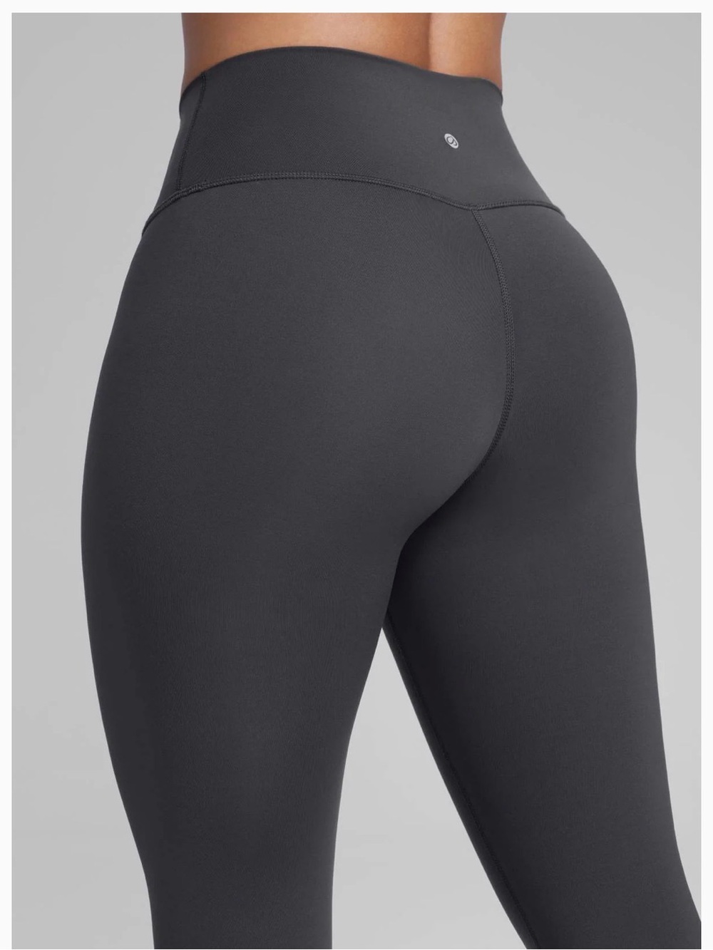 CRZ YOGA Hugged Feeling High-Waist Charcoal Gray Leggings 28” Inseam - Picture 3 of 6